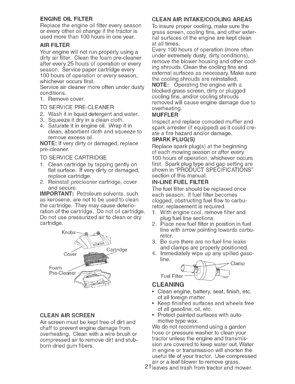 Craftsman 917.274040 User Manual | Page 21 / 56