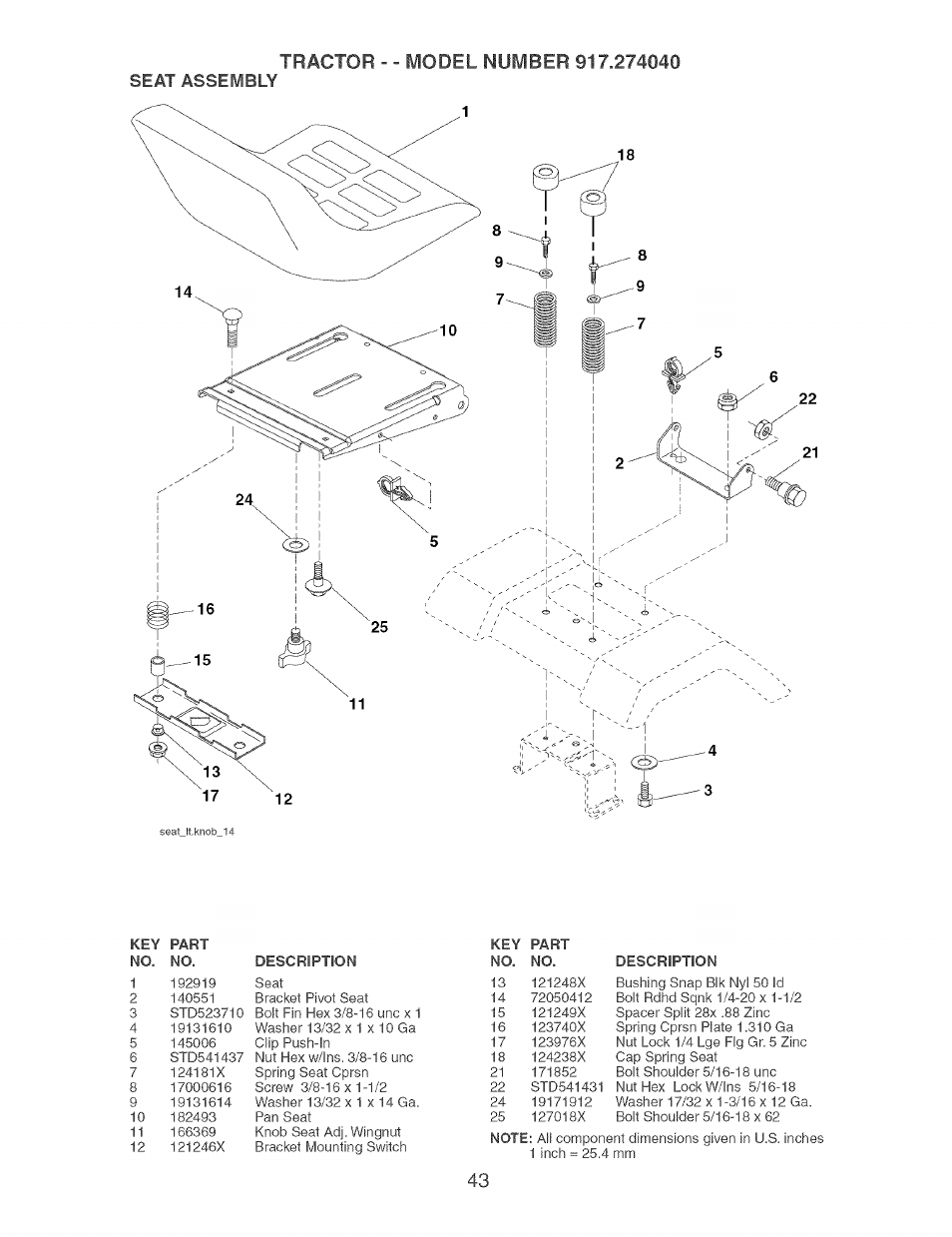 Craftsman 917.274040 User Manual | Page 43 / 56