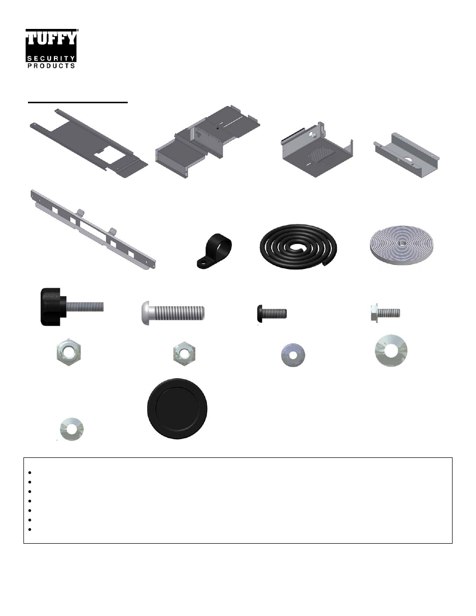 Tuffy Security 142 User Manual | 6 pages