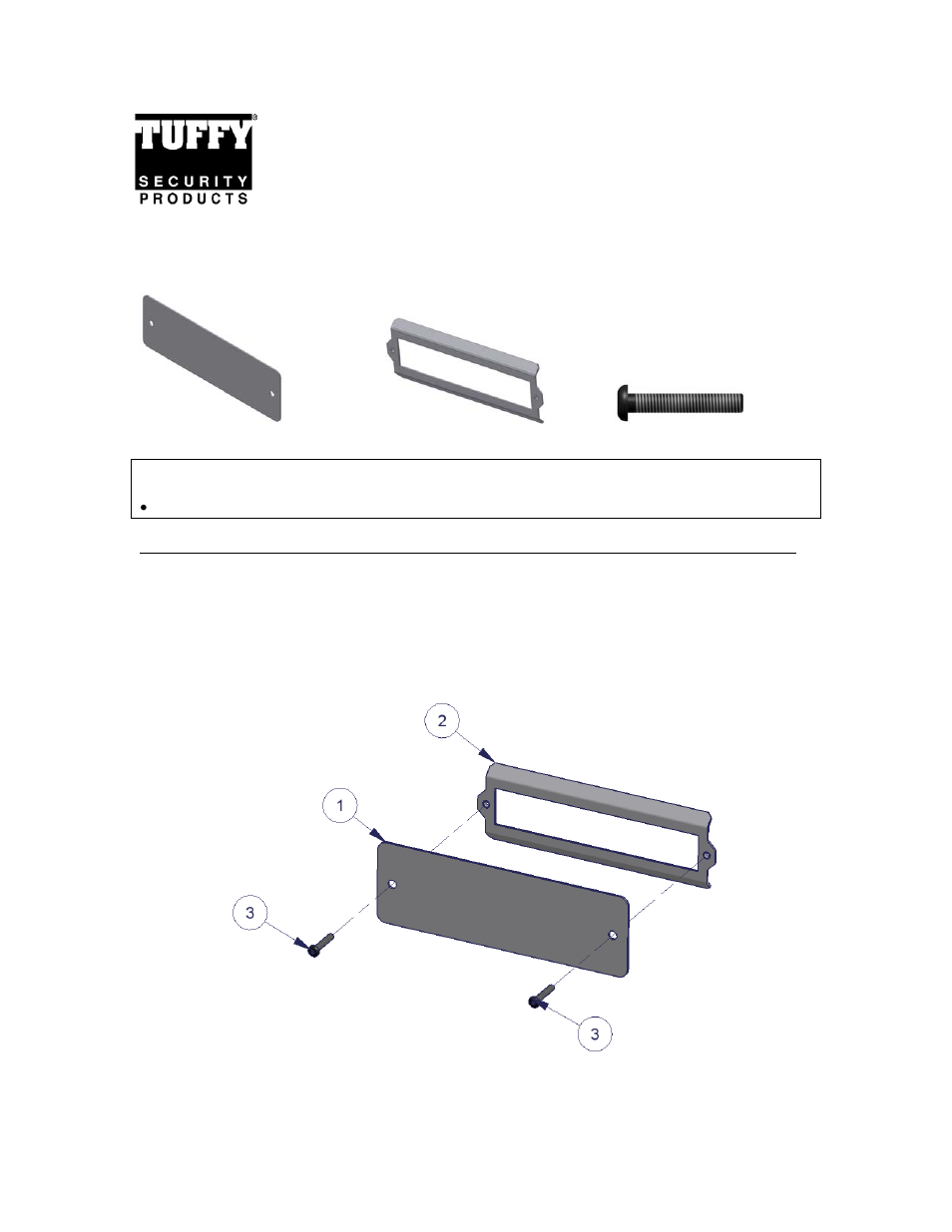 Tuffy Security 151 User Manual | 1 page