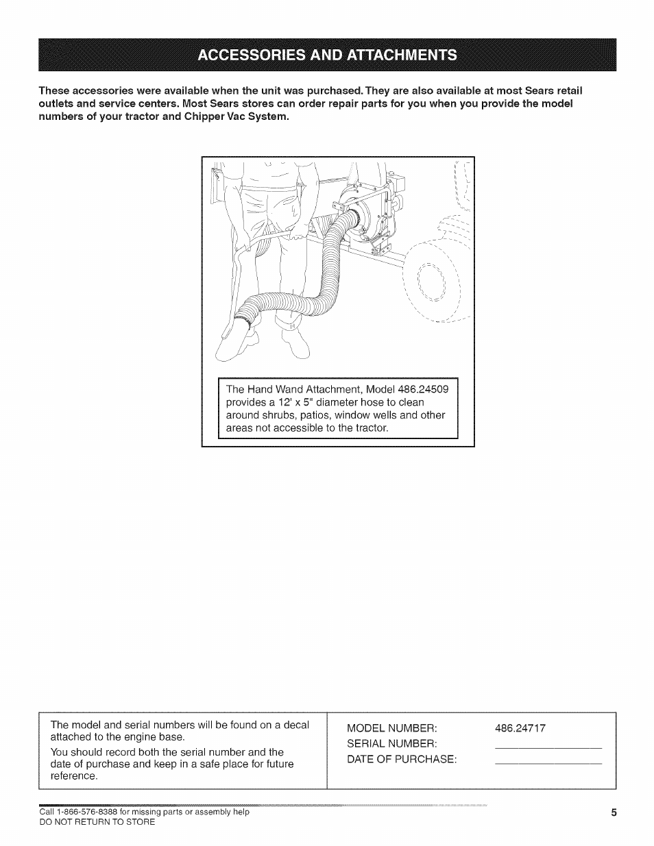 Craftsman 486.24717 User Manual | Page 5 / 28