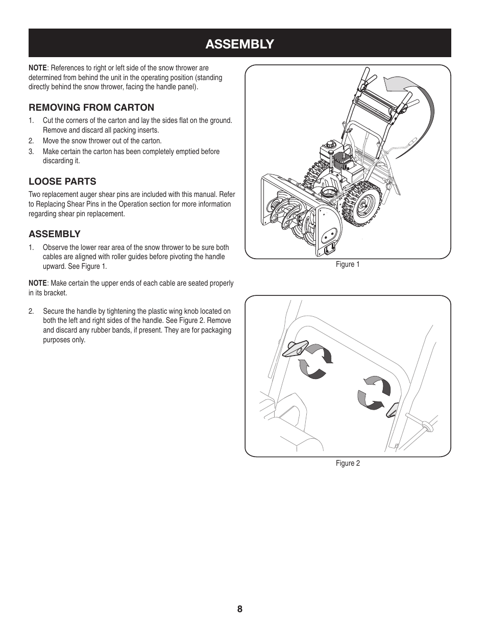Assembly | Craftsman 247.88355 User Manual | Page 8 / 64