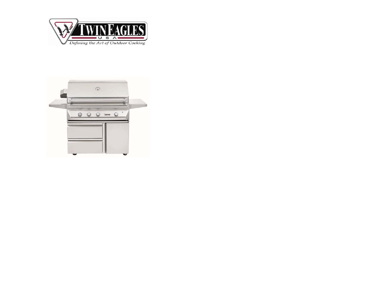 Twin Eagles Premium Grills NG to LP Conversion User Manual | 1 page
