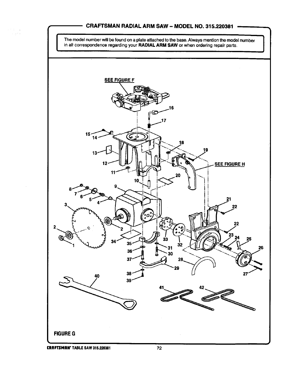 Craftsman 315.220381 User Manual | Page 72 / 82