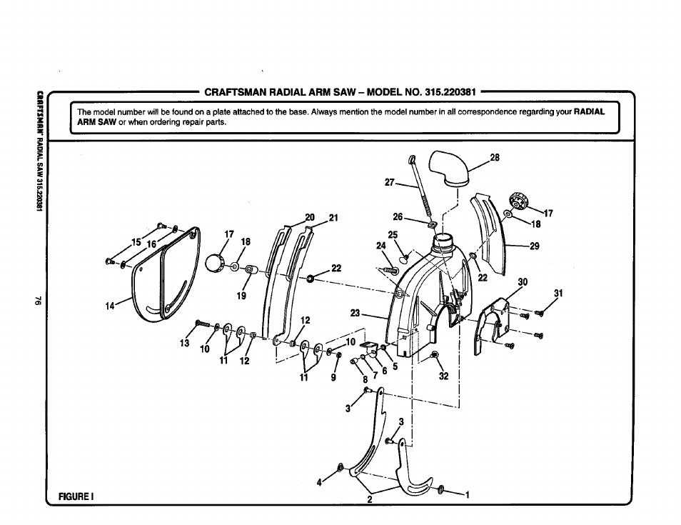 Craftsman 315.220381 User Manual | Page 76 / 82