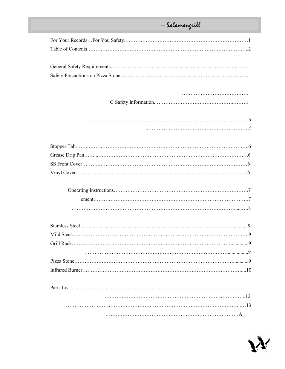 Twin Eagles TESG-24N User Manual | Page 3 / 15