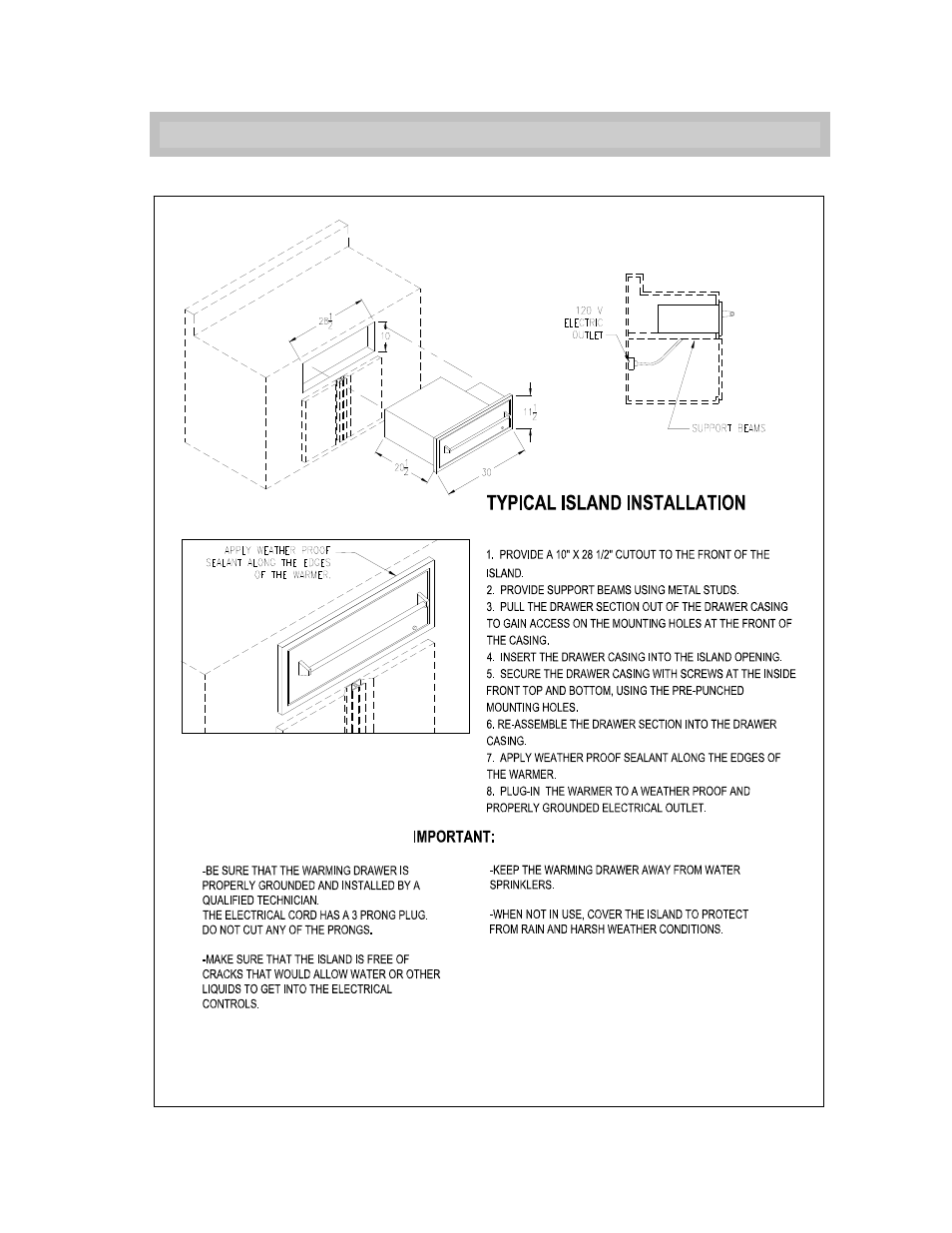 Twin Eagles TEWD42C-B User Manual | Page 5 / 9