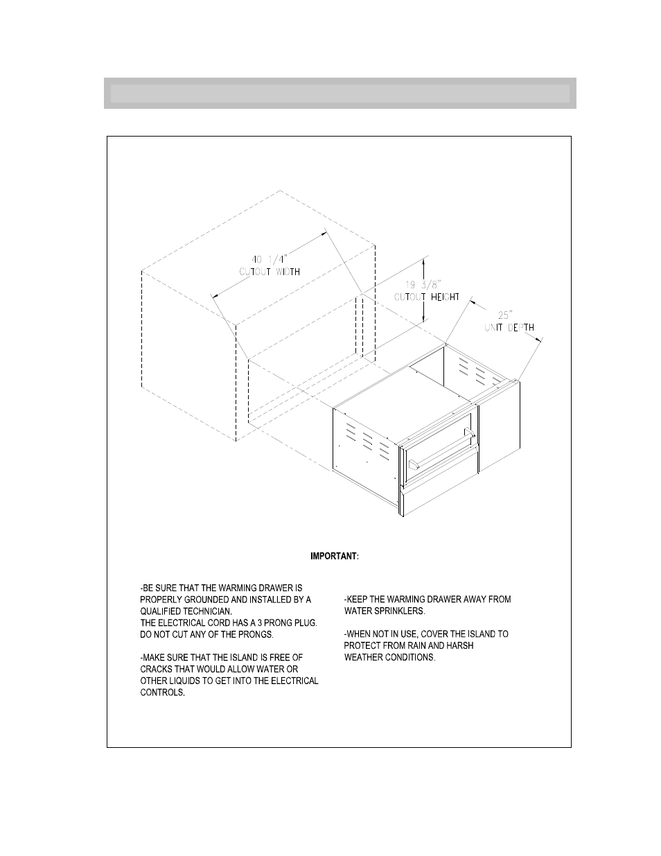 Twin Eagles TEWD42C-B User Manual | Page 6 / 9