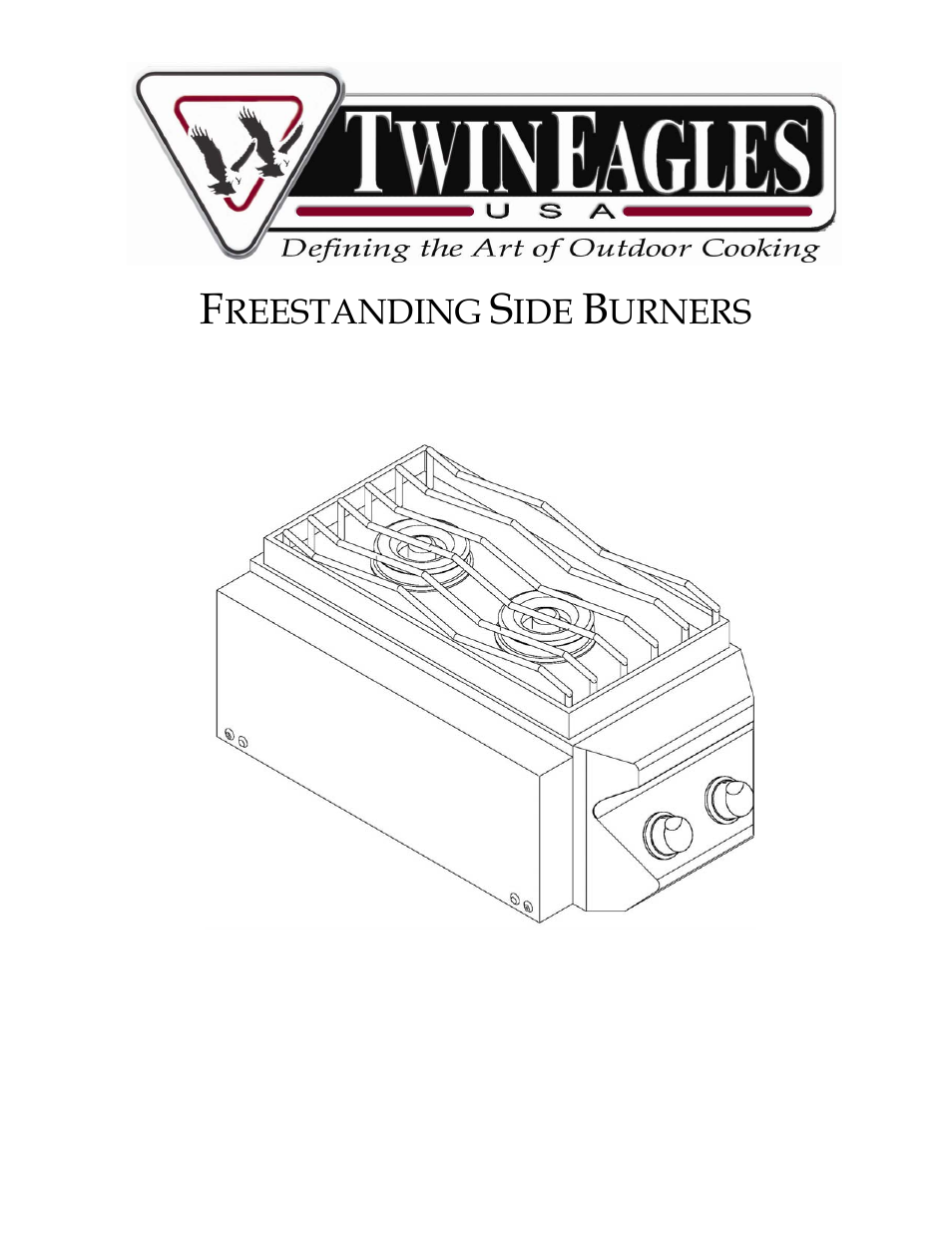 Twin Eagles TESB132F-B User Manual | 12 pages