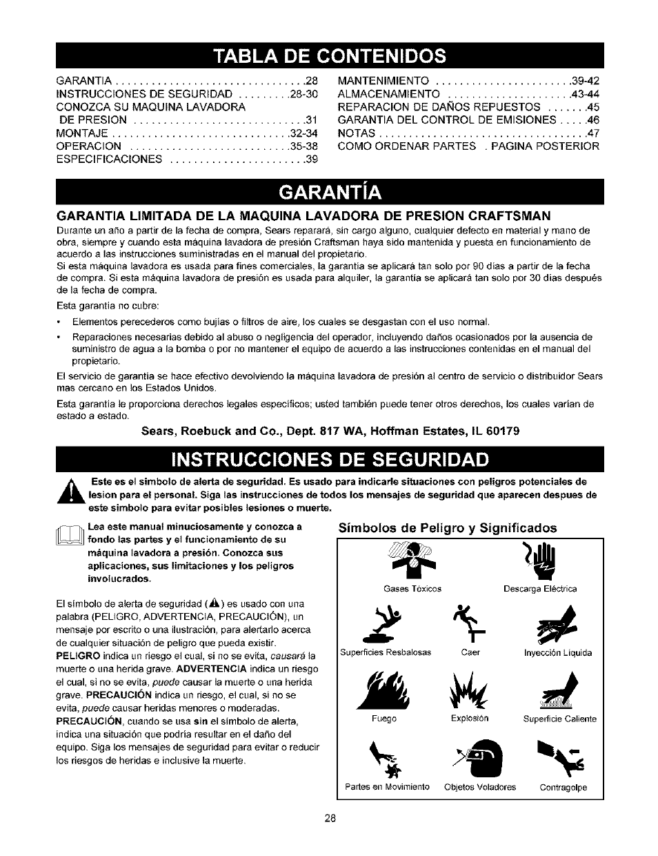 Craftsman 580.753000 User Manual | Page 28 / 48