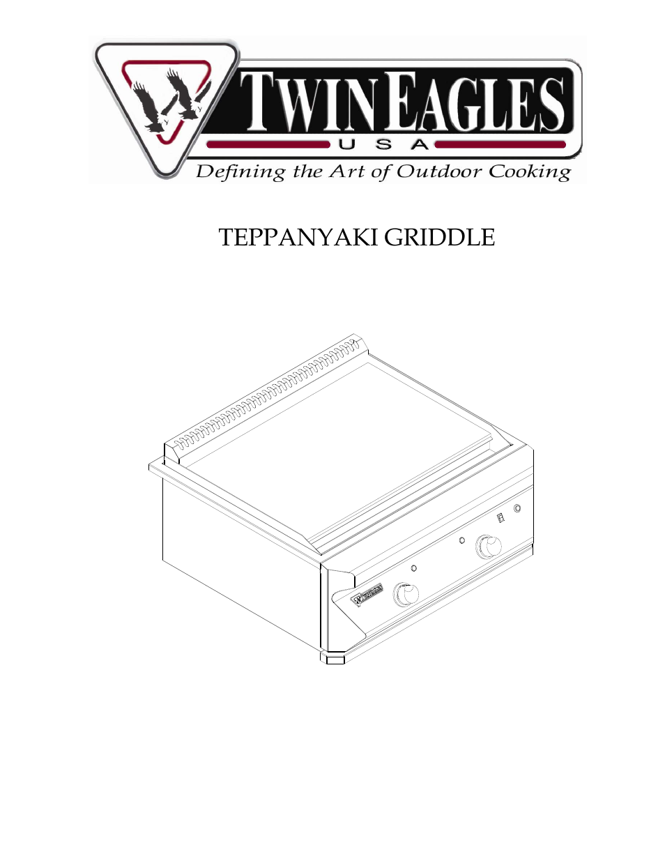 Twin Eagles TETG30-B User Manual | 20 pages