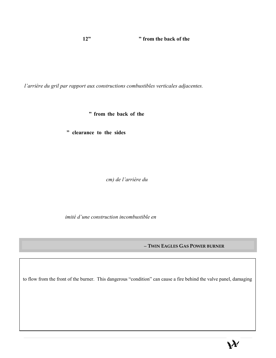 Twin Eagles TEPB24-B User Manual | Page 10 / 17