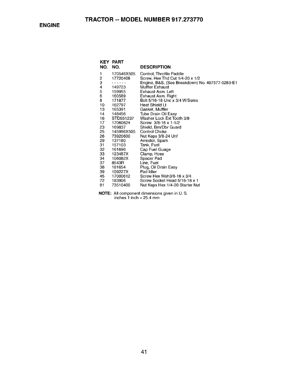 Craftsman 917.273770 User Manual | Page 41 / 56