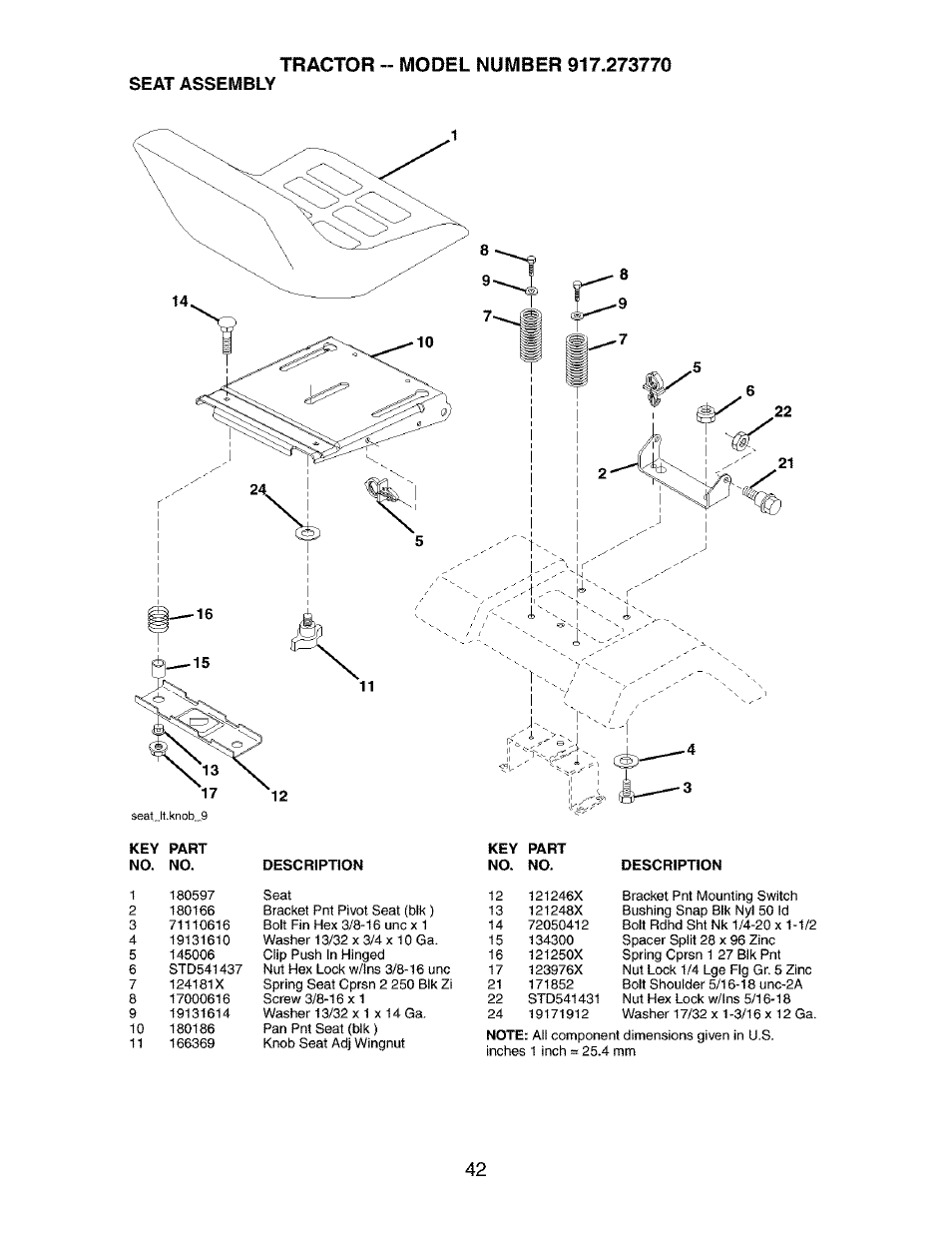 Craftsman 917.273770 User Manual | Page 42 / 56