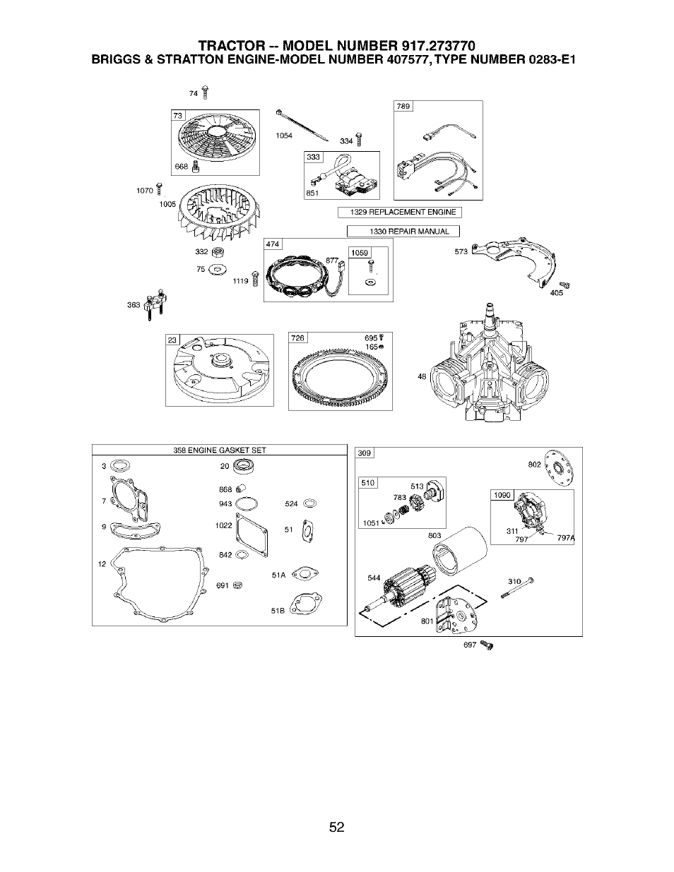 I 513 | Craftsman 917.273770 User Manual | Page 52 / 56