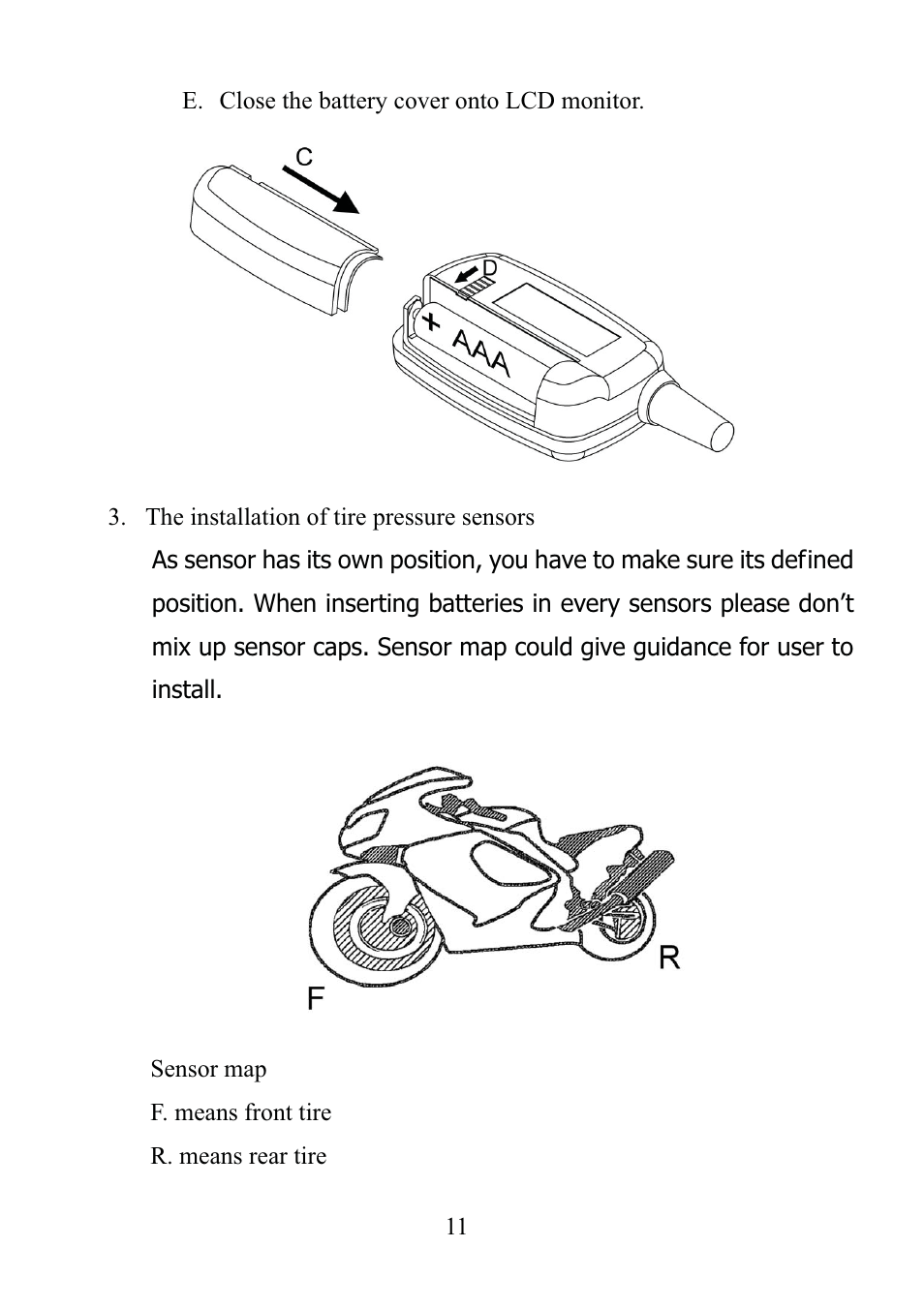 TYREDOG TD-4000A-X User Manual | Page 11 / 33