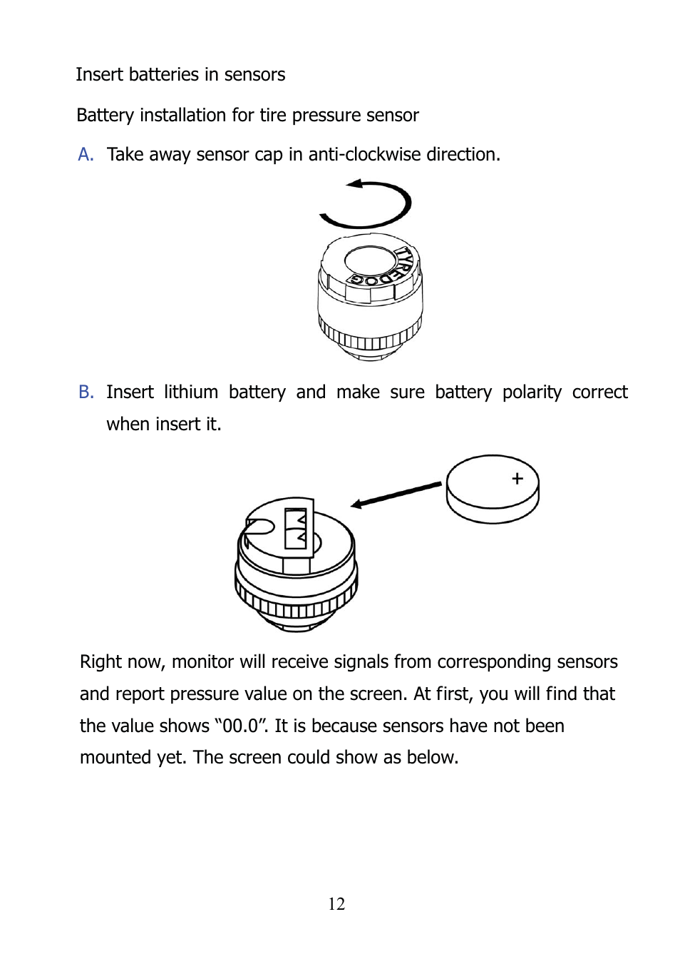 TYREDOG TD-4000A-X User Manual | Page 12 / 33