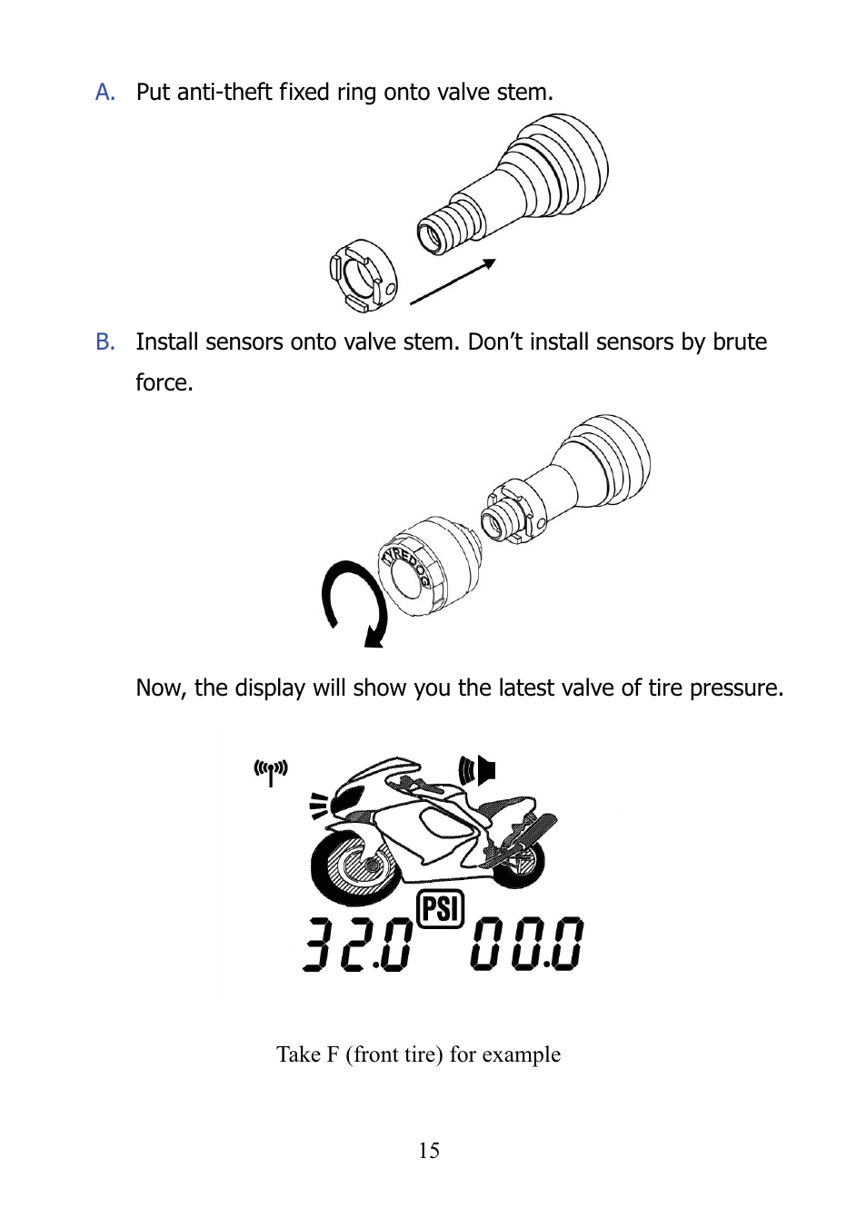 TYREDOG TD-4000A-X User Manual | Page 15 / 33