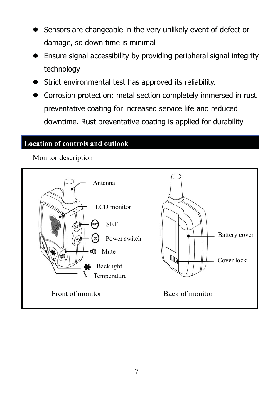 TYREDOG TD-4000A-X User Manual | Page 7 / 33