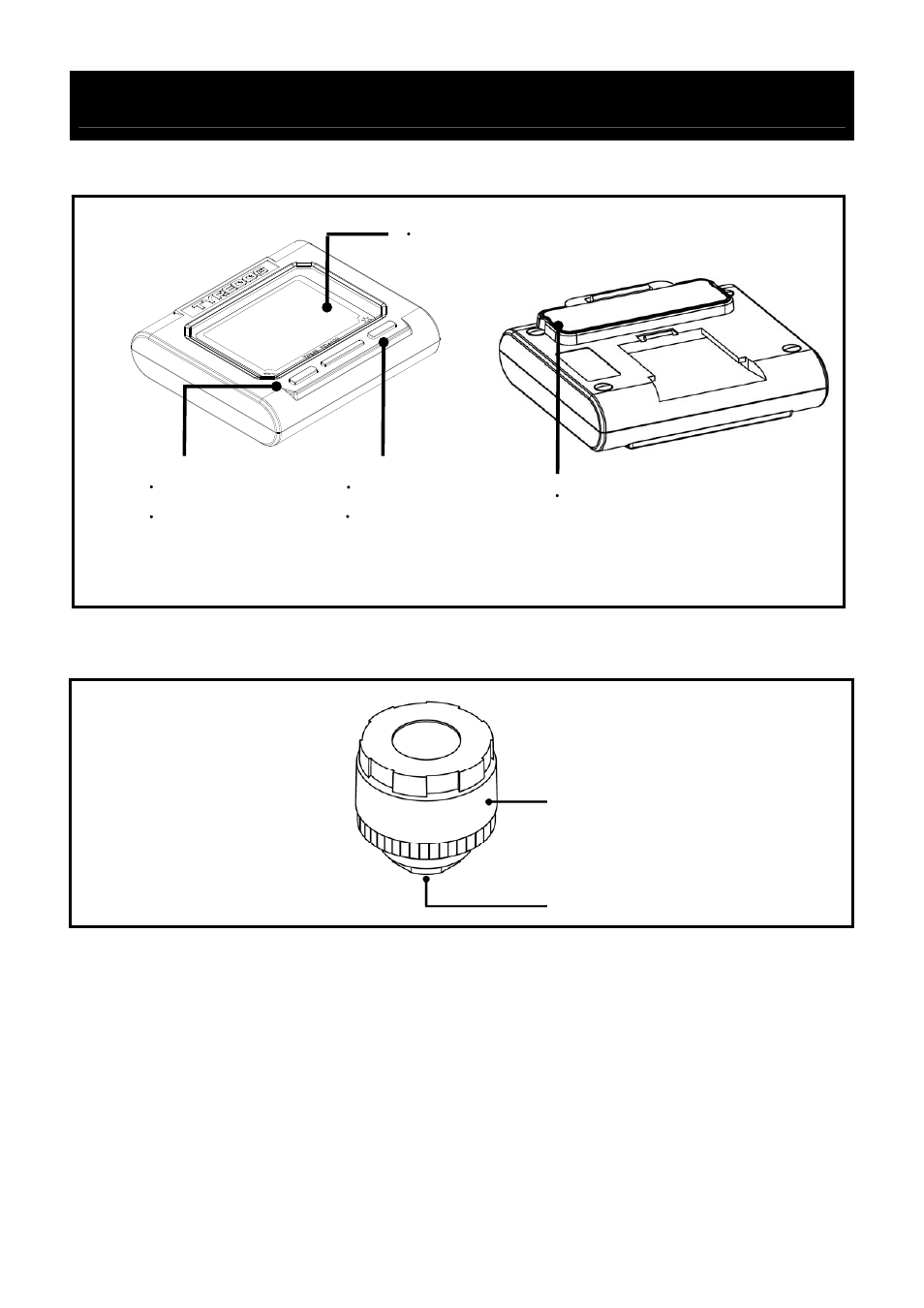 Monitor description sensor description, Location of controls and outlook, Front of monitor back of monitor | TYREDOG TD-4100A-X User Manual | Page 8 / 44