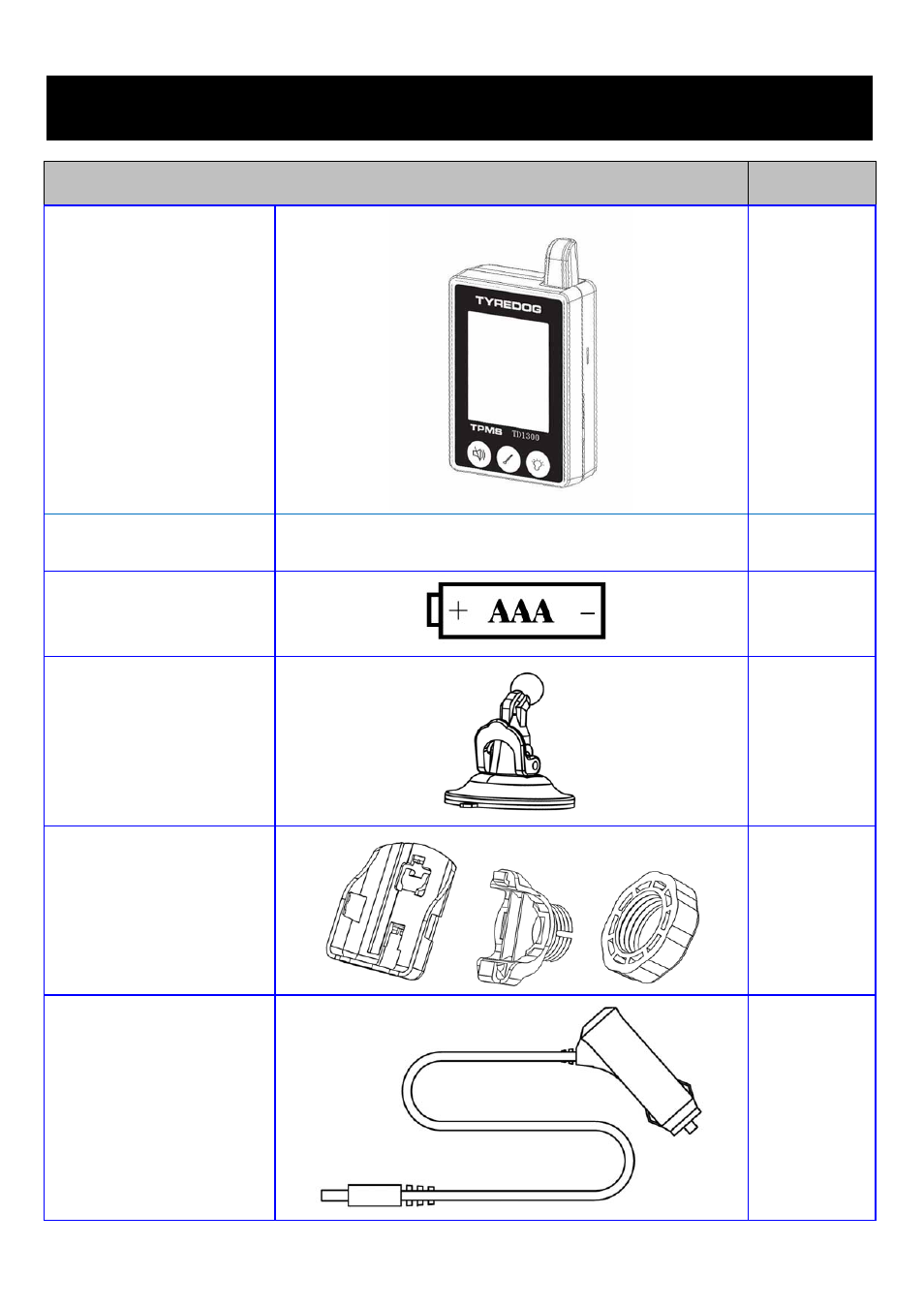 TYREDOG TD-1300A-X4 User Manual | Page 9 / 32