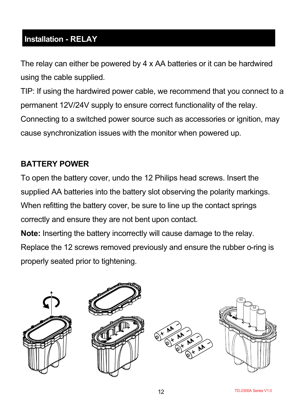 TYREDOG TD-2300A-X10 User Manual | Page 14 / 56