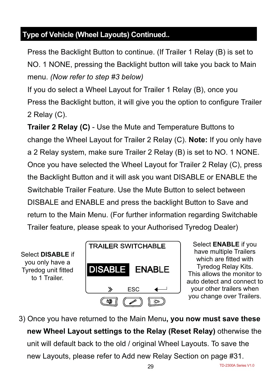 TYREDOG TD-2300A-X10 User Manual | Page 31 / 56