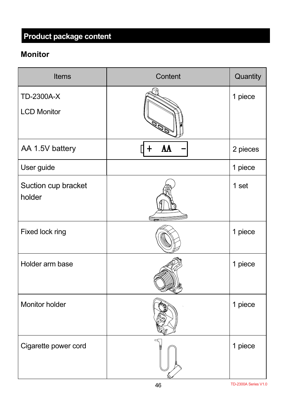 TYREDOG TD-2300A-X10 User Manual | Page 48 / 56