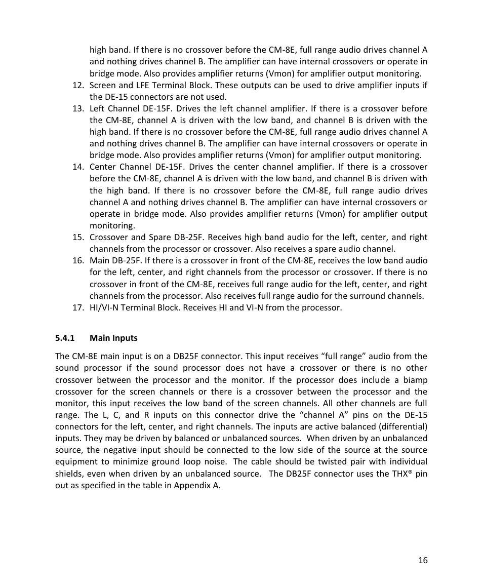 USL CM-8E User Manual | Page 16 / 40