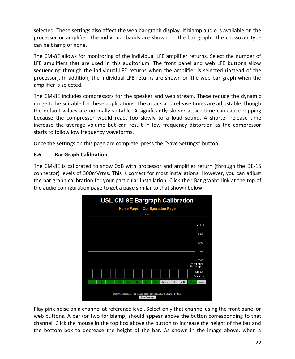 USL CM-8E User Manual | Page 22 / 40