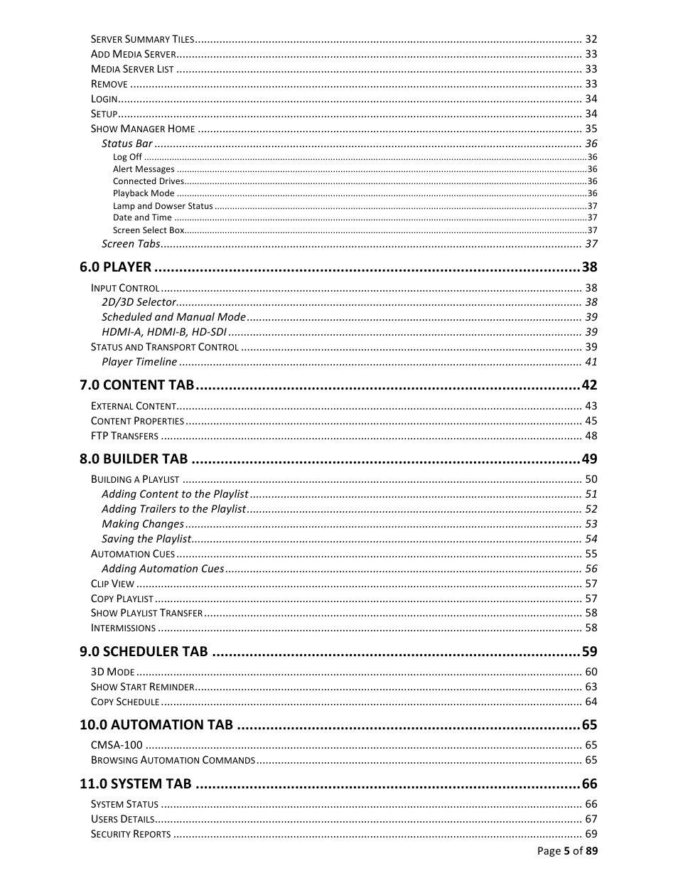 USL CMS-2200 Manual User Manual | Page 5 / 89