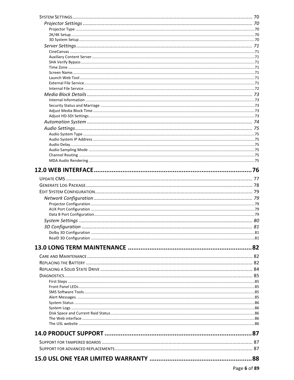 USL CMS-2200 Manual User Manual | Page 6 / 89