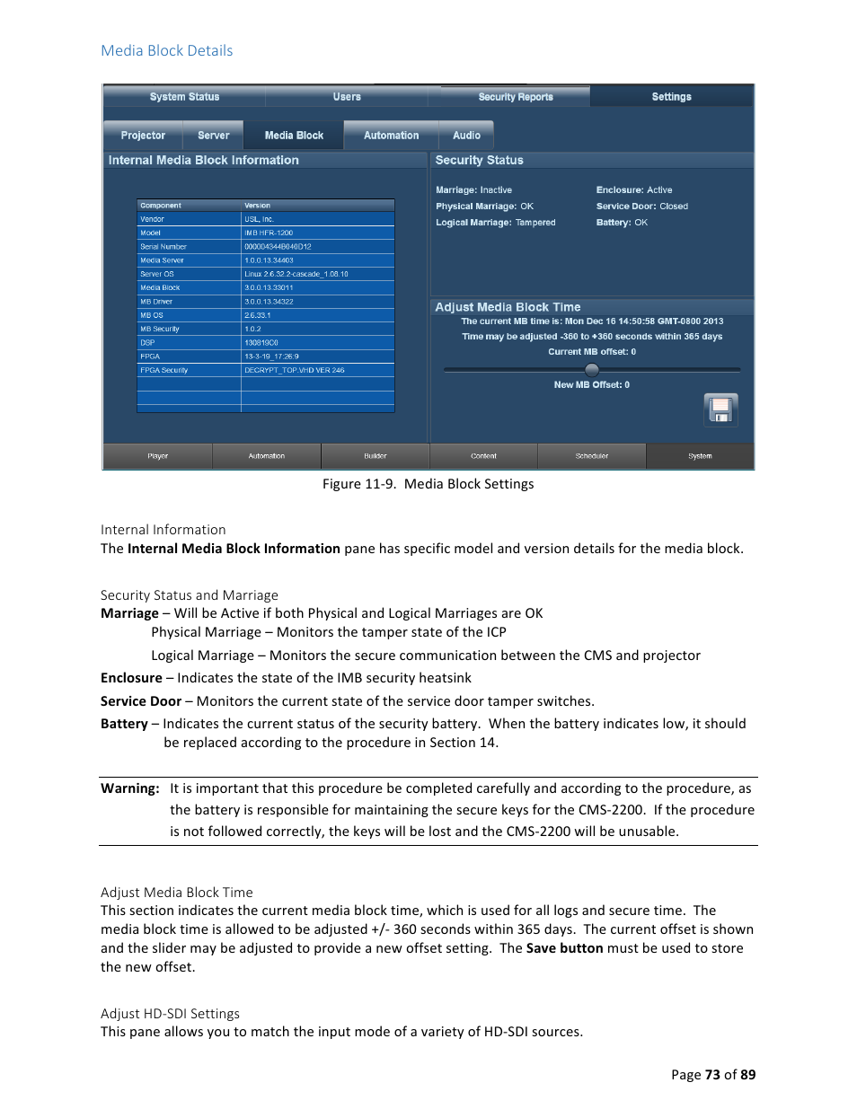 USL CMS-2200 Manual User Manual | Page 73 / 89