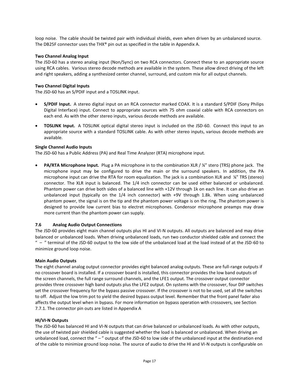 USL JSD-60 Manual User Manual | Page 17 / 66