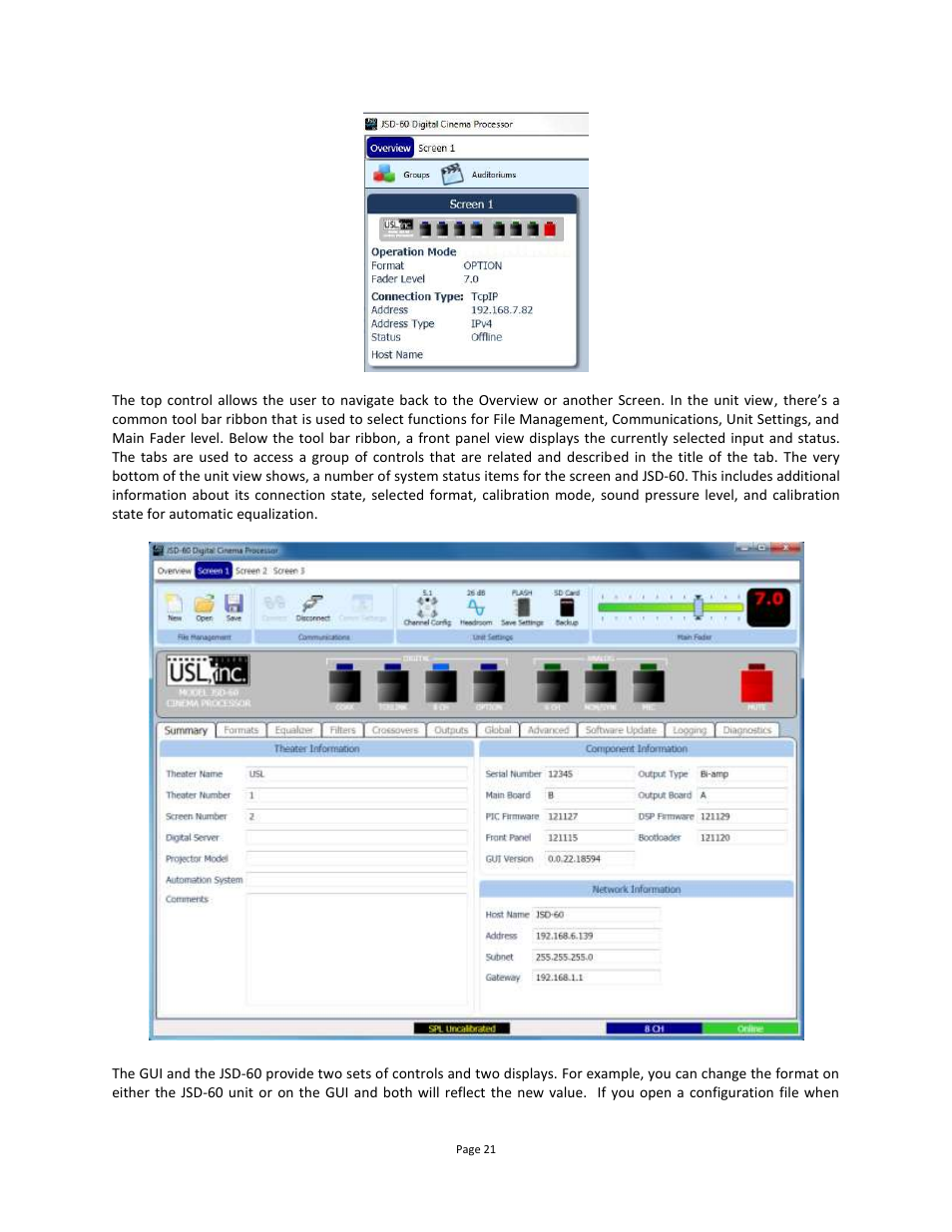 USL JSD-60 Manual User Manual | Page 21 / 66