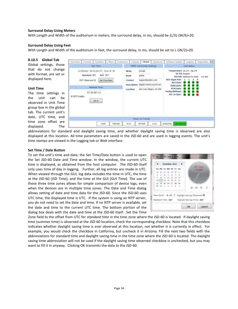 5 global tab | USL JSD-60 Manual User Manual | Page 34 / 66