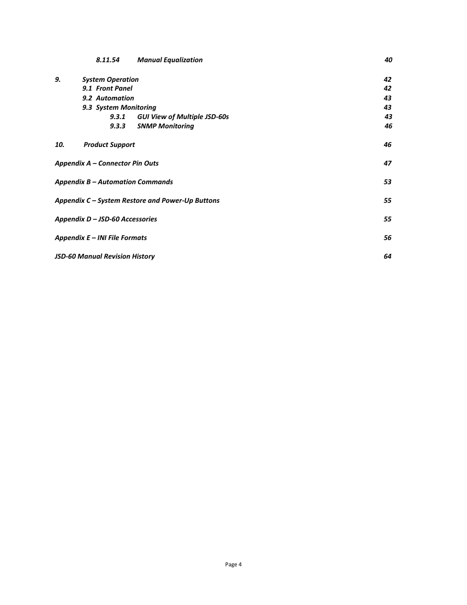 USL JSD-60 Manual User Manual | Page 4 / 66