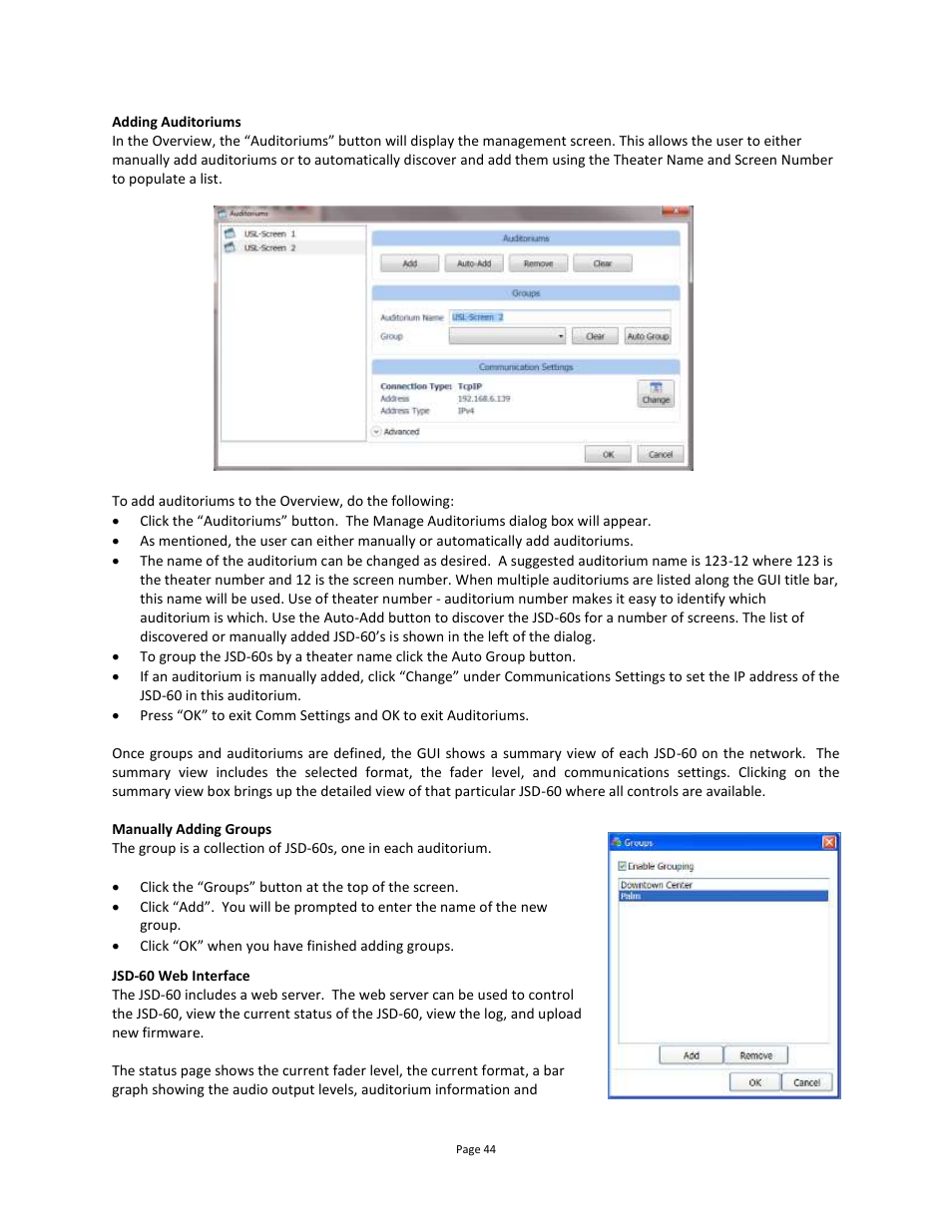 USL JSD-60 Manual User Manual | Page 44 / 66