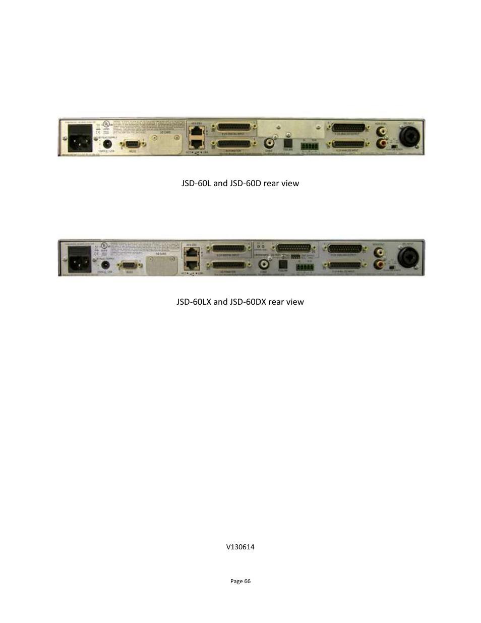 USL JSD-60 Manual User Manual | Page 66 / 66