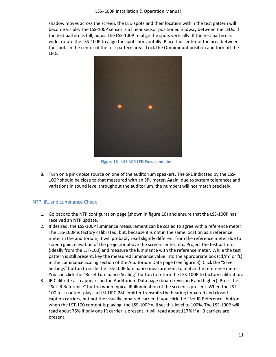 USL LSS-100 User Manual | Page 11 / 30