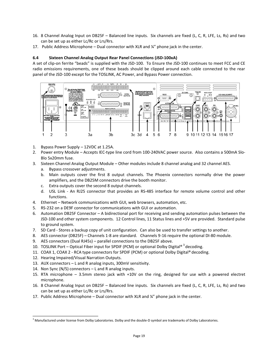 USL JSD-100 Manual User Manual | Page 19 / 68
