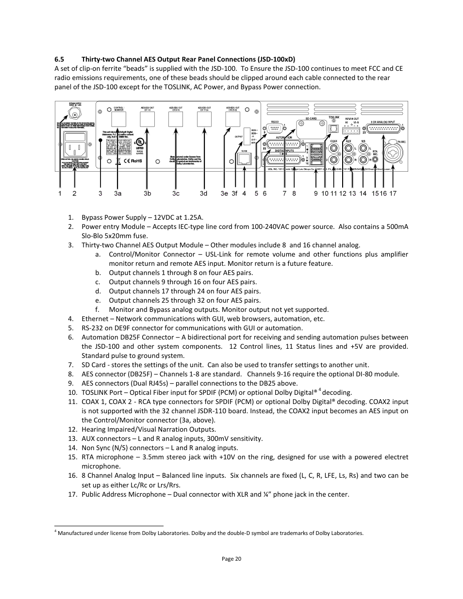 USL JSD-100 Manual User Manual | Page 20 / 68