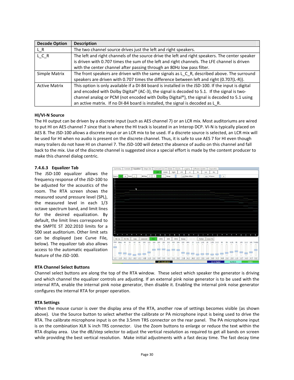 3 equalizer tab | USL JSD-100 Manual User Manual | Page 30 / 68