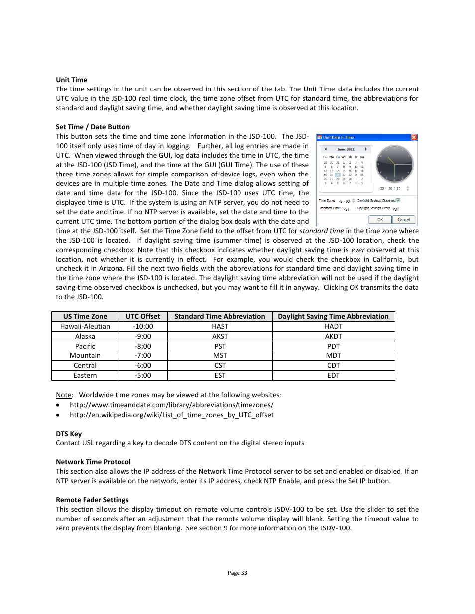 USL JSD-100 Manual User Manual | Page 33 / 68