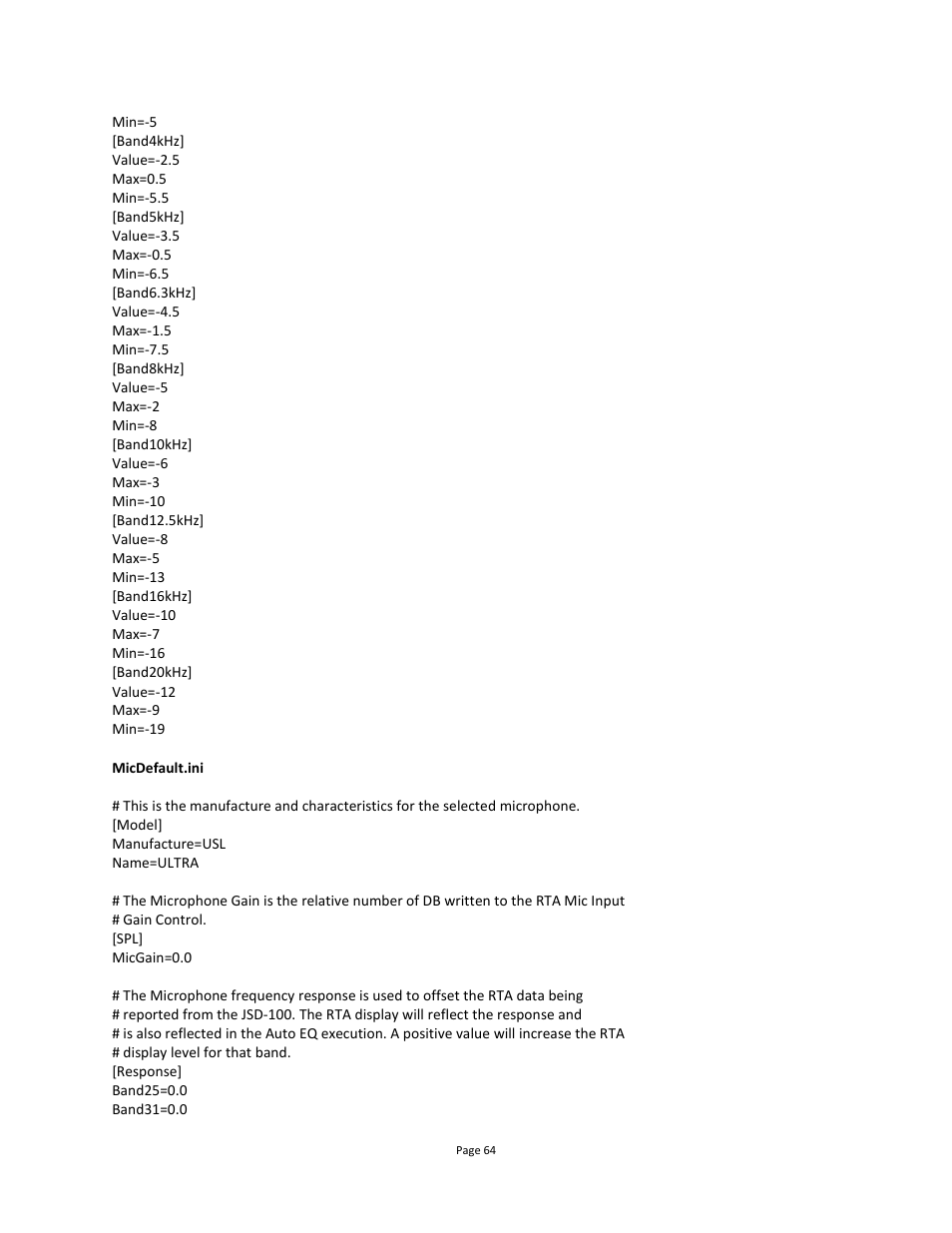 USL JSD-100 Manual User Manual | Page 64 / 68