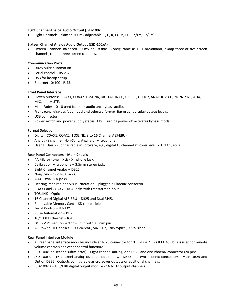 USL JSD-100 Manual User Manual | Page 12 / 46