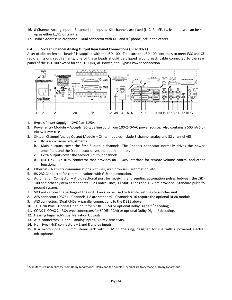 USL JSD-100 Manual User Manual | Page 15 / 46