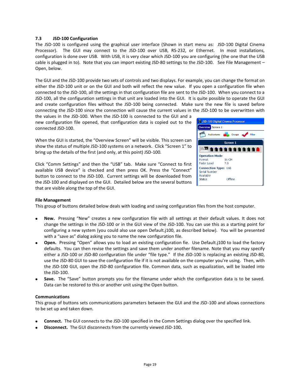 Jsd-100 configuration | USL JSD-100 Manual User Manual | Page 20 / 46