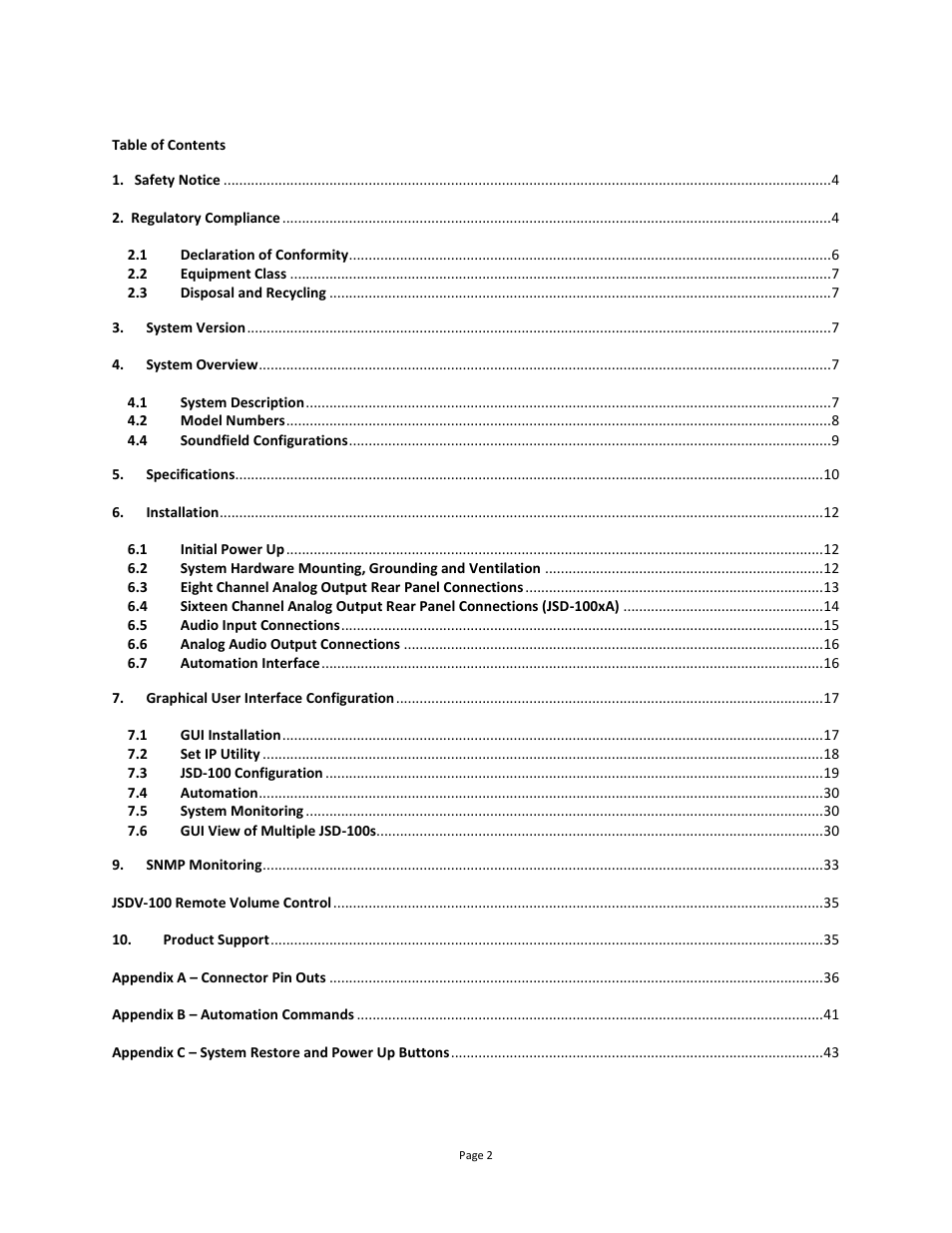 USL JSD-100 Manual User Manual | Page 3 / 46