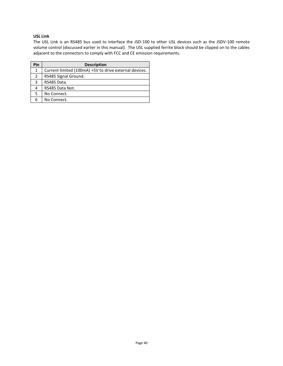 USL JSD-100 Manual User Manual | Page 41 / 46